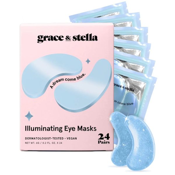 illuminating blue eye masks